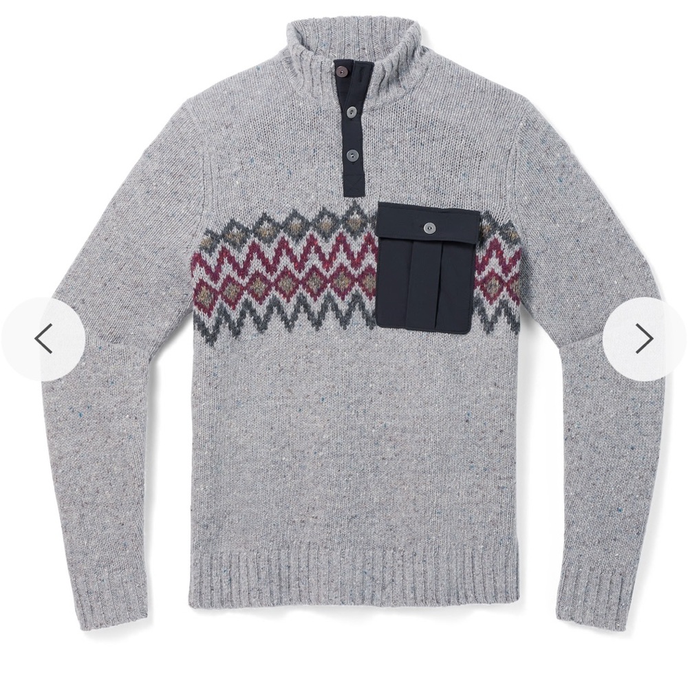 Smartwool Mens Heavy Henley Sweater